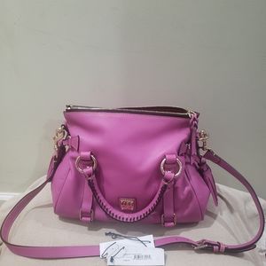 Calf Leather Orchid Small Satchel